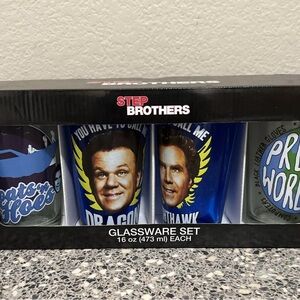 Step Brothers Movie Glass Set